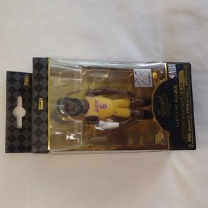 Gold LeBron James LA Lakers premium vinyl figure Funko